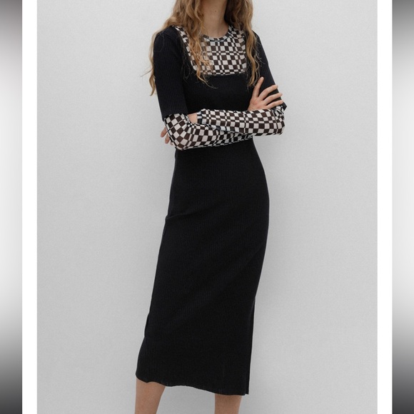 XXL Hugo Boss Body Con Medium Weight Sweater Dress & sheer top options ! - Picture 3 of 16